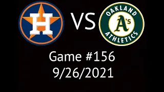 Astros VS Athletics Condensed Game Highlights 9/26/21