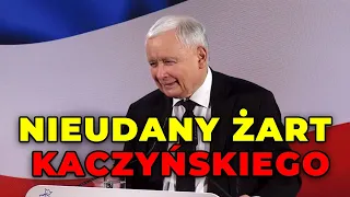 "Może niektórzy są za głupi". Wymowna cisza po kuriozalnym żarcie Kaczyńskiego