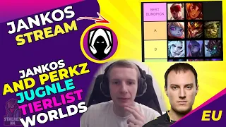 JANKOS and PERKZ JUNGLE TIERLIST for WORLDS 2023 👀