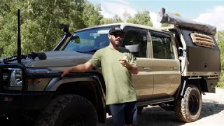 My 2019 79 Series LandCruiser Build and Complete Camping Setup - A drive and a cookup.