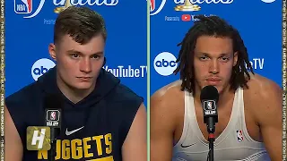 Christian Braun & Aaron Gordon talks Game 3 NBA Finals WIN, FULL Postgame Interview 🎤