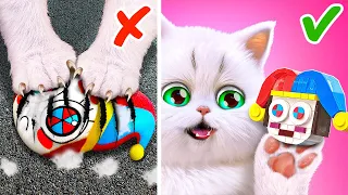 Digital Circus VS Kitten ❤️💙*Most Viral ASMR And Satisfying Crafts And Gadgets*