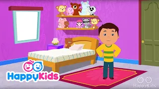 Parts Of The House - Learning Songs Collection For Kids And Children | Happy Kids