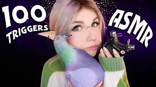 ASMR 100 TRIGGERS  on Tascam To Help You Sleep (2 hour )🌙✨