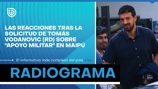 Las reacciones tras la solicitud de Tomás Vodanovic (RD) sobre "apoyo militar" en Maipú