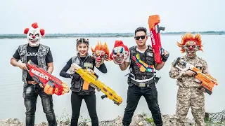 Nerf Guns War : S.W.A.T Seal Team Nerf Guns Fight Big Boss Black Hat Brave Protector