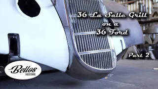 1936 La Salle Grill on a 1936 Ford Part 2