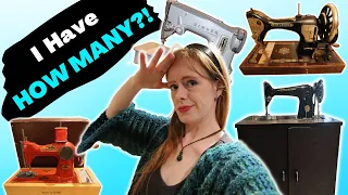 My ANTIQUE and VINTAGE Sewing Machine Collection! - Sewing Machines Through The Decades - From 1901