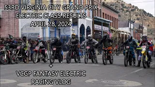 Virginia City Grand Prix 2024 Electric Class Results + VCGP Fantasy Electric Racing VLOG