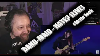 BAND-MAID - HATE? (live) - Ryan Mear Reacts (second look at the video)