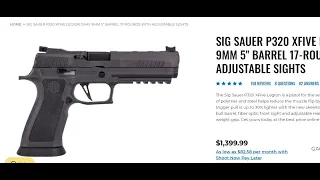 $1,400.00 Sig P320 X5 Legion? Scam?