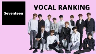 Seventeen: Vocal Ranking