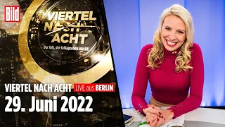 🔴 Viertel nach Acht – 29. Juni 2022 | u.a. Henryk M. Broder, Anna-Elisabeth von Treuenfels-Frowein