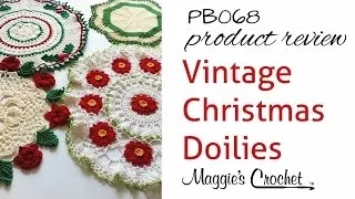 Vintage Christmas Doilies Crochet Pattern Product Review PB068