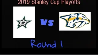 2019 Stanley Cup Playoffs - Dallas Stars vs Nashville Predators (R1) Preview/Predictions