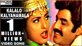 Kalalo Kalyanamala Full Video Song || Peddannayya Movie || Balakrishna, Indraja, Roja