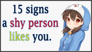 15 Signs A Shy Person Likes You | Psychology Of Human Behaviour| Psychology Facts |  Facts of human