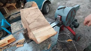 Дорубую рейковим дровоколом бересток метровий
