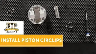 How To Install Piston Circlips / Wire Locks | [FREE LESSON]