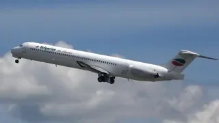 RAR McDonnell Douglas MD-82 / Bulgarian Air Charter / landing & takeoff HAMBURG AIRPORT