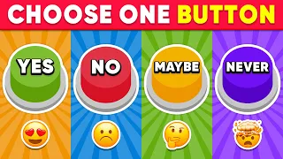 Choose One Button! YES or NO or MAYBE or NEVER Edition 🟢🔴🟡🟣 Quiz Shiba