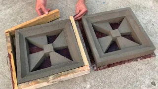 DIY - Cement Ideas Tips / Tutorials for making molds and casting propeller ventilation bricks