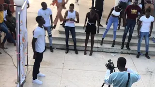 Dakar défilé des apprentis mannequins et play-boys