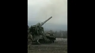 Monstrous Russian Artillery Action During Heavy Live Fire  2S7 Pion