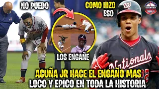 El RARO ENGAÑO más LOCO y EPICO de RONALD ACUÑA JR NUNCA ANTES VISTO en TODA la HISTORIA | MLB