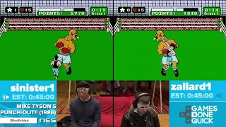 Mike Tyson's Punch-Out!! - Blindfolded Race w/ sinister1 performed at AGDQ 2016