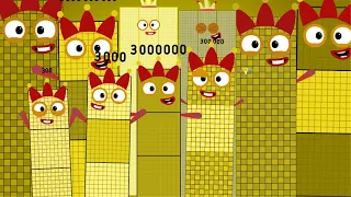 Numberblocks Band From (300 - 3 Million - 3 Trillion) Numberblocks Music Video 2023