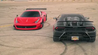 Emre Kabak - Pleasures ( Ferrari vs Lamborghini Showtime ) Highspeed. Sportcars. Italy. bass boosted