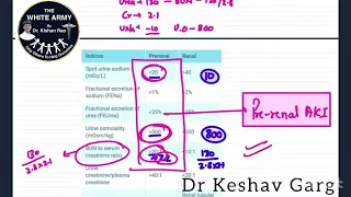 Pre-renal Vs Renal Acute Kidney Injury