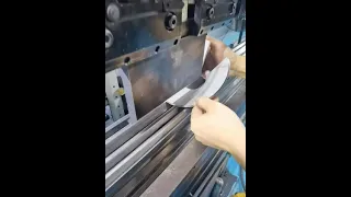 CNC press brake Bending skills, Demonstration of bending process