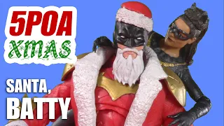 O HOLY NIGHT, BATMAN! McFarlane Toys Red Santa Batman DC Multiverse Christmas Action Figure Review