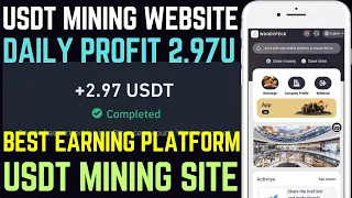 Best earning platform | how to earn free usdt | daily earning 3usdt | dollar earning apps