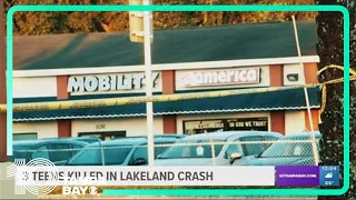 3 teens killed in high-speed, multi-car crash in Lakeland