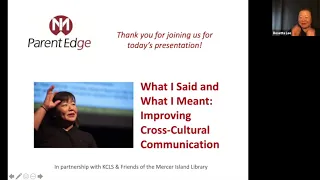 MI Parent Edge - Cross Cultural Communication