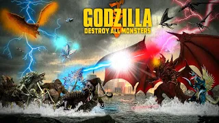 Godzilla: Destroy All Monsters Theme Mashup