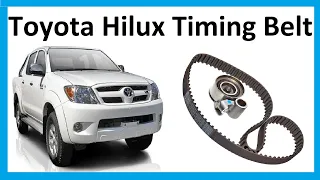 How to change the timing belt on Toyota Hilux Pickup Mk6 / Vigo 3.0L D4D