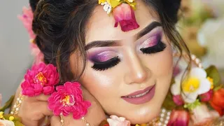 Haldi bridal Makeup tutorial step by step ||Nadia’s makeover