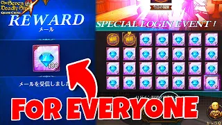 400 GEMS FOR ANNIVERSARY TO EVERYONE!! TOP GROSSING AGAIN FINALLY! | Seven Deadly Sins: Grand Cross