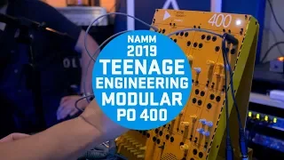 Teenage Engineering 400 Modular demo by Baseck and Cuckoo #NAMM2019