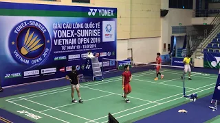 Badminton Korea Team training Vietnam Open 2019 | Choi Solgyu | Seo Seung Jae