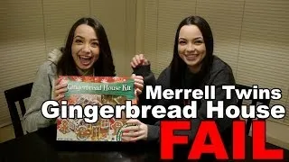 Gingerbread House Fail - Merrell Twins