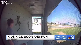 Cape Coral kids kick ding dong ditching to a new level