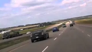 tire blow out