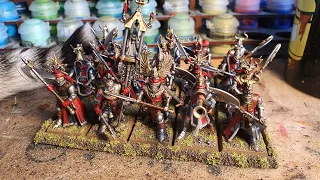 How to Paint Bretonnian Knights of the Realm on Foot: A Warhammer Old World Hobby Video