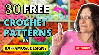 02/02 - FREE CROCHET PATTERNS by Raffamusa Designs