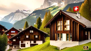 Mürren Village - Paradisiacal Switzerland | 4K UHD 60fps Video | Swiss Valley